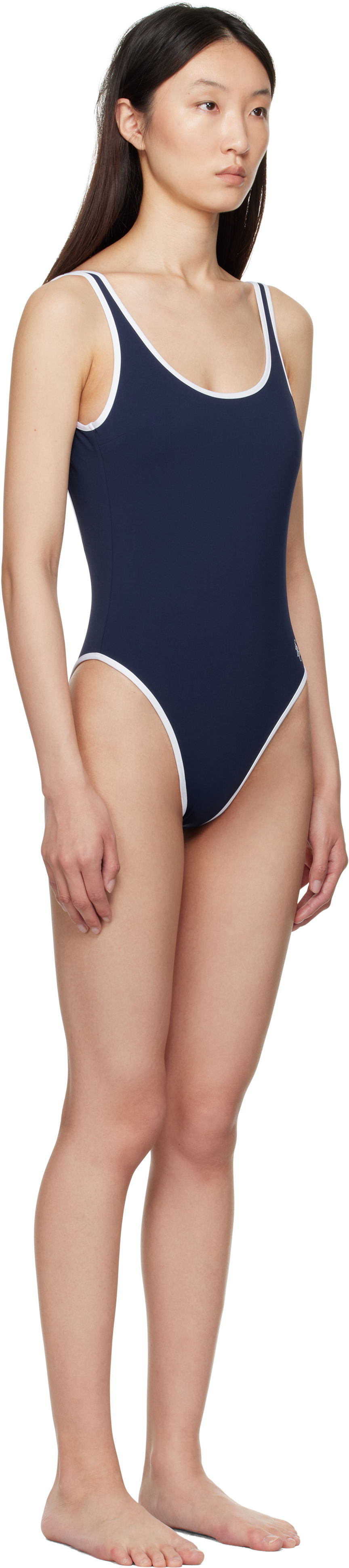 Бански Sporty & Rich Sporty & Rich Carla One Piece Swimsuit Тъмно синьо | SM017620302BL106, 1