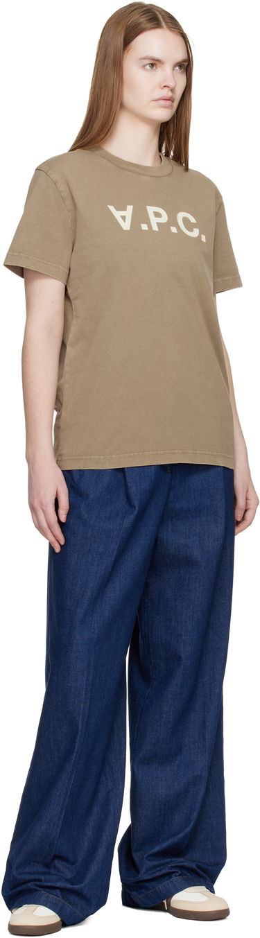 Дънки A.P.C. Pleated Wide-Leg Jeans Синьо | COHMJ-F08510, 3