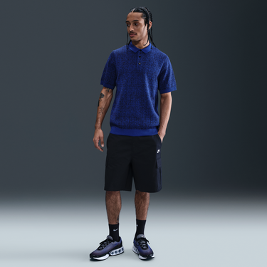 Поло тениска Nike Nike FFF Club Knitted Polo Синьо | HF5126-452, 2