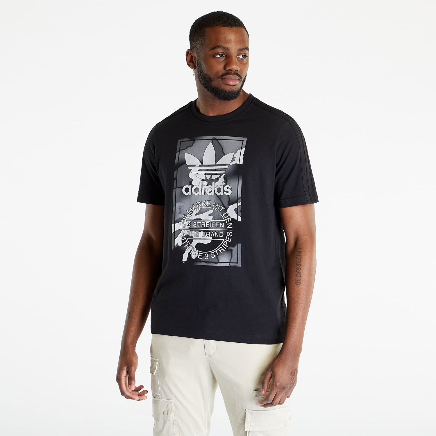 Тениска adidas Originals Camo Tong Short Sleeve Tee Черно | HR3531, 1