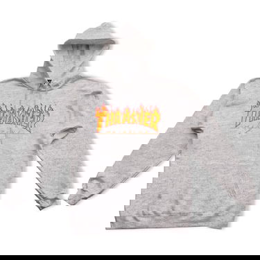 Суитчър Thrasher Flame Hoodie Сиво | 113102GRY, 1