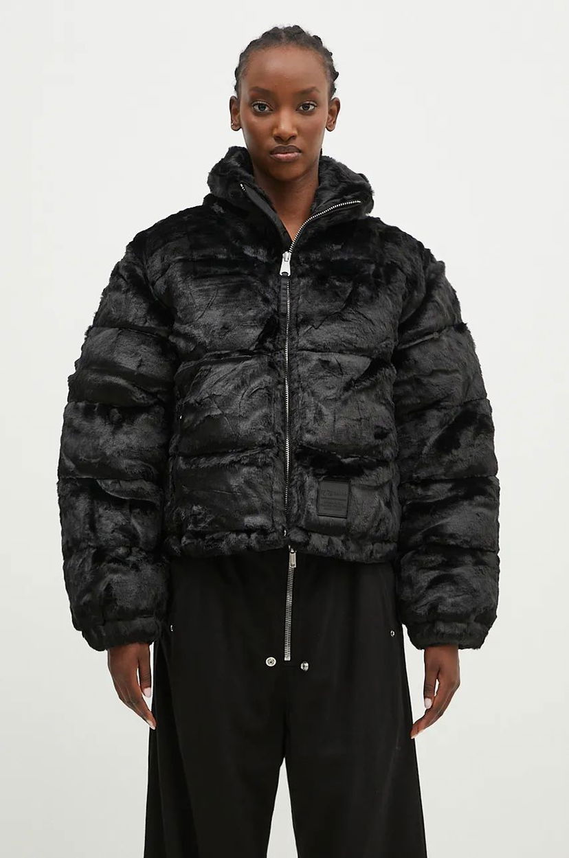 Пухо яке Alpha Industries Fur Puffer Jacket Черно | 148002