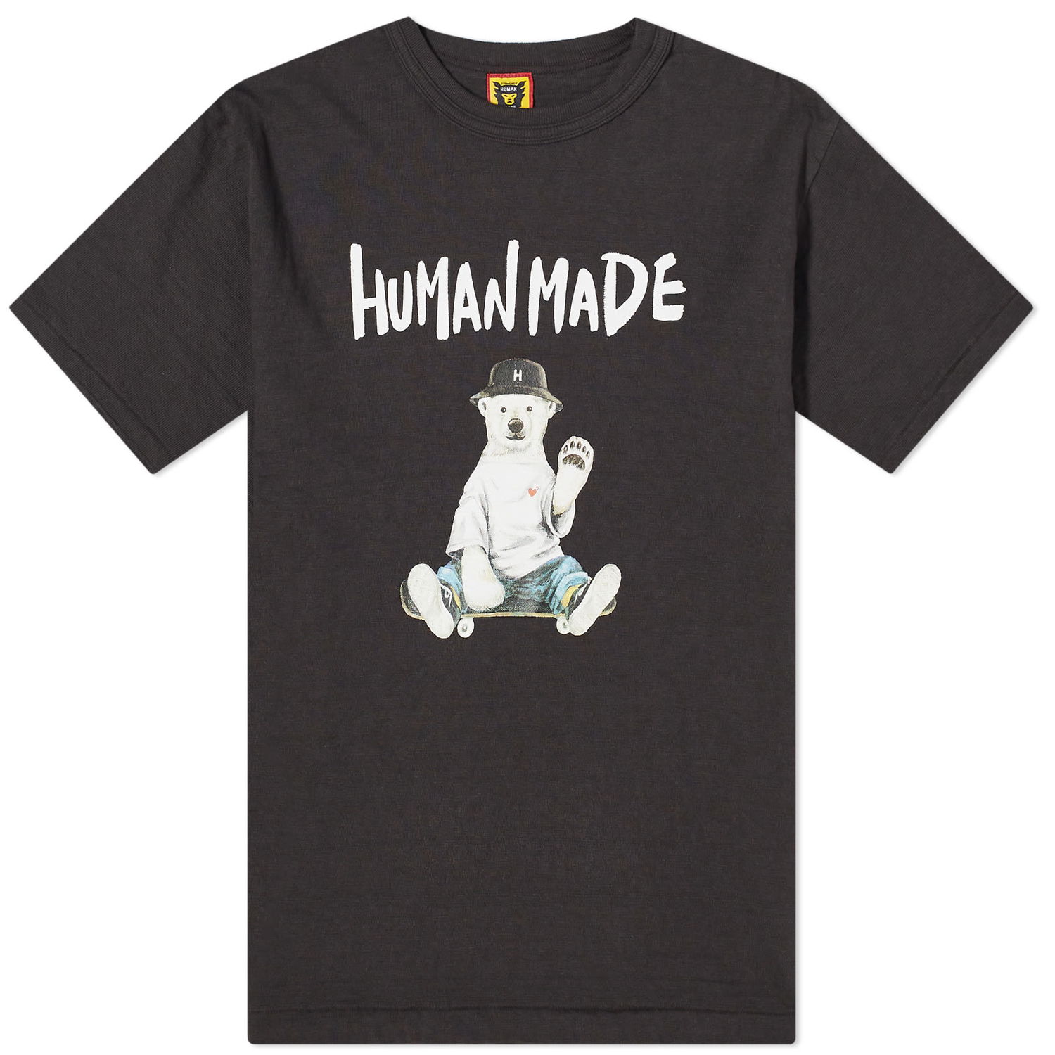 Тениска Human Made Bucket Hat Polo Bear Graphic T-Shirt Черно | HM27TE016-B, 1