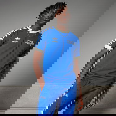 Тениска adidas Performance Italy Adicolor Classics 3-Stripes Синьо | IU2123, 0