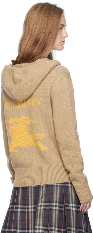 Суитчър Burberry Burberry EKD Knit Zip Hoodie Бежово | 8110687, 2