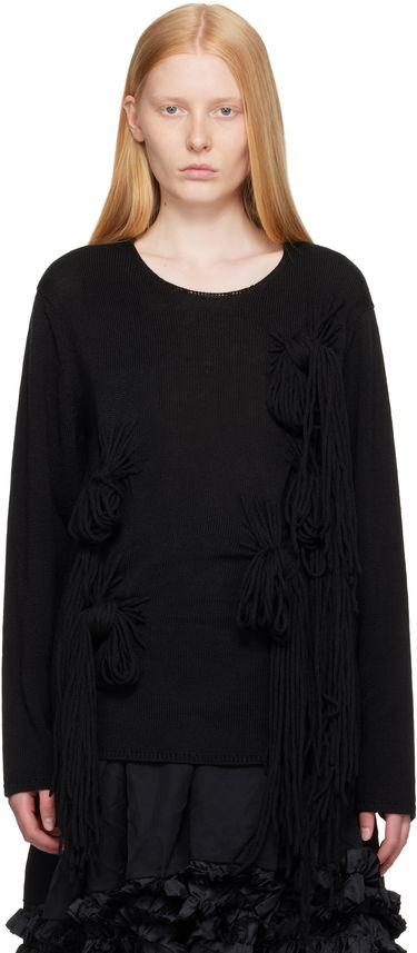 Пуловер Comme des Garçons Homme Plus Acrylic Wool Jersey Knot Sweater Черно | PO-N001-051, 0