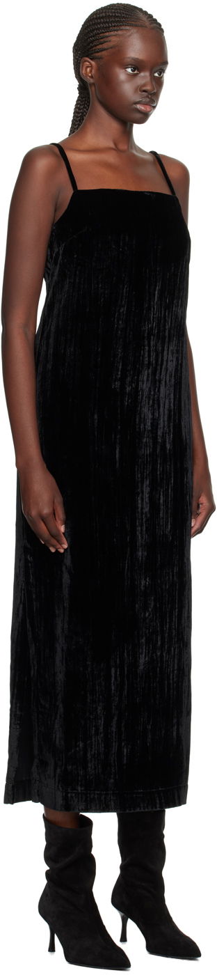 Pокля Loulou de Saison Loulou de Saison Etinas Maxi Dress Черно | ETINAS, 1