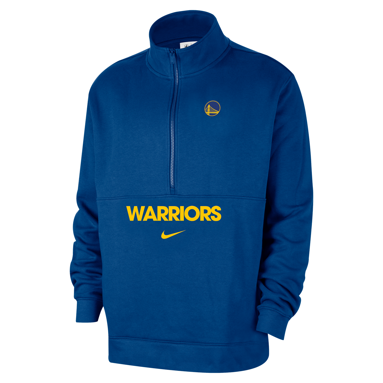 Суитчър Nike NBA Golden State Warriors Club Courtside Half-Zip Sweatshirt Синьо | FZ7715-495, 1