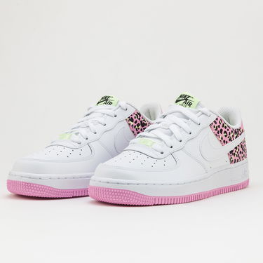 Кецове и обувки Nike Air Force 1 '07 "Pink Leopard" GS Бяло | DA4673-100, 1