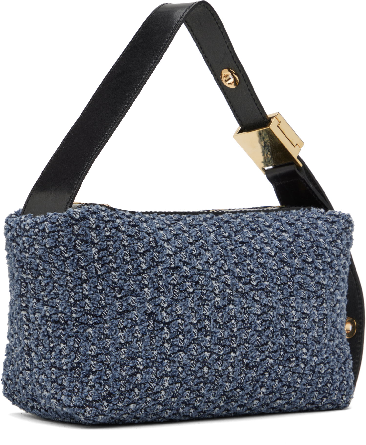 Дамска чанта sacai Sacai New Pochette Punching Denim Shoulder Bag Синьо | S151-01, 1