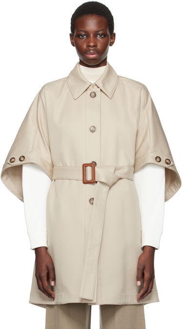 Тренчкот Max Mara Max Mara Water-Repellent Trench Coat Бежово | 2424736101600, 0
