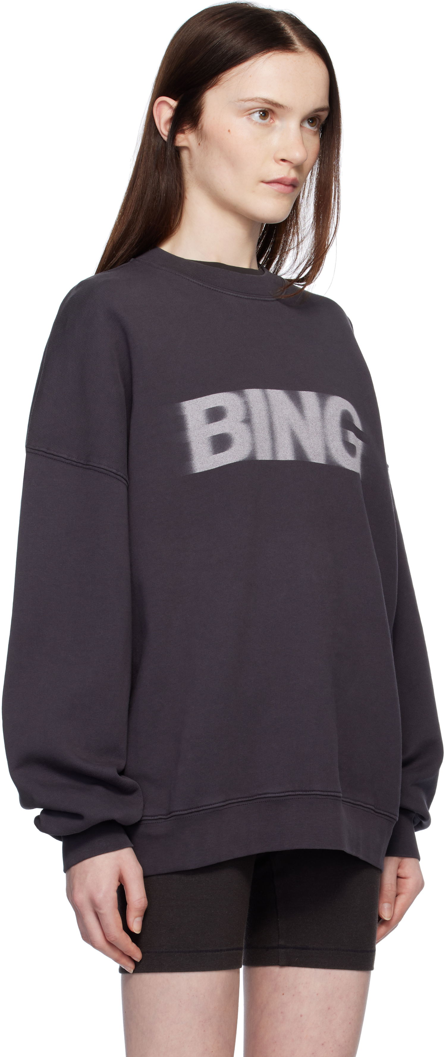 Суитчър Anine Bing Miles Sweatshirt Лилаво | A-08-10132-VTG1, 1