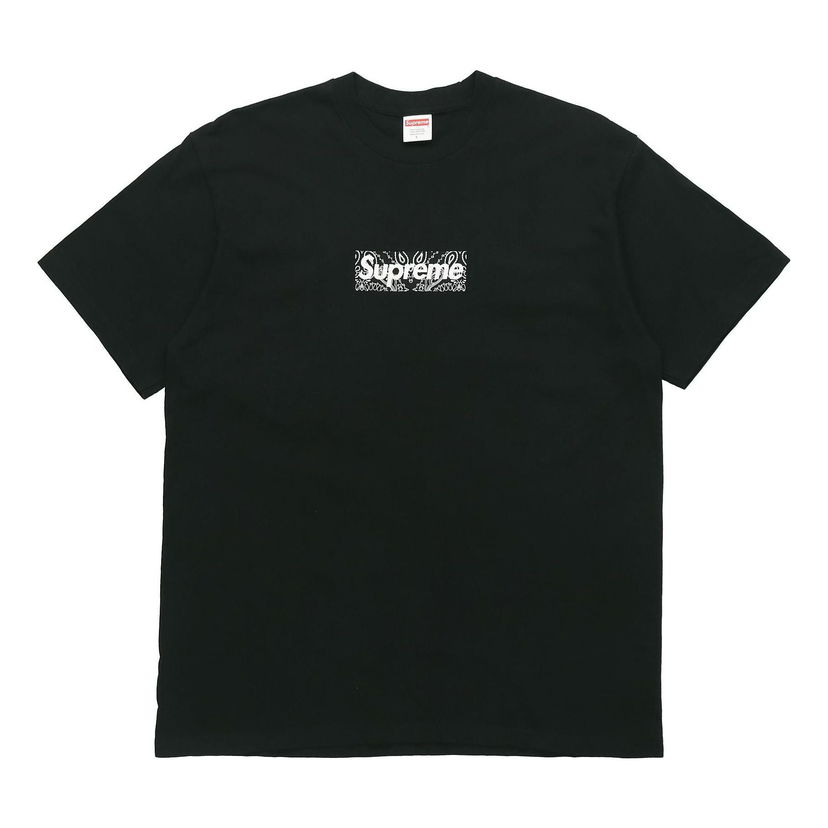 Тениска Supreme Bandana Box Logo Graphic T-Shirt Черно | SUP-FW19-10900