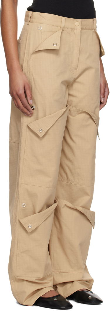 Карго панталони KENZO Kenzo Paris Cotton Ripstop Cargo Pants Бежово | FF52PA1009DL, 1