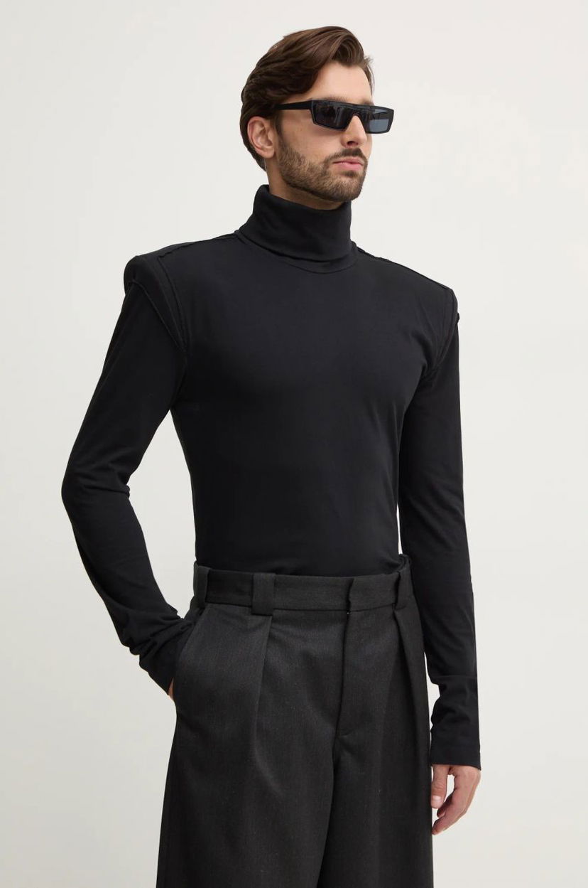 Тениска Maison Margiela Long Sleeve Turtleneck Top Черно | SH2NH0002.S23588