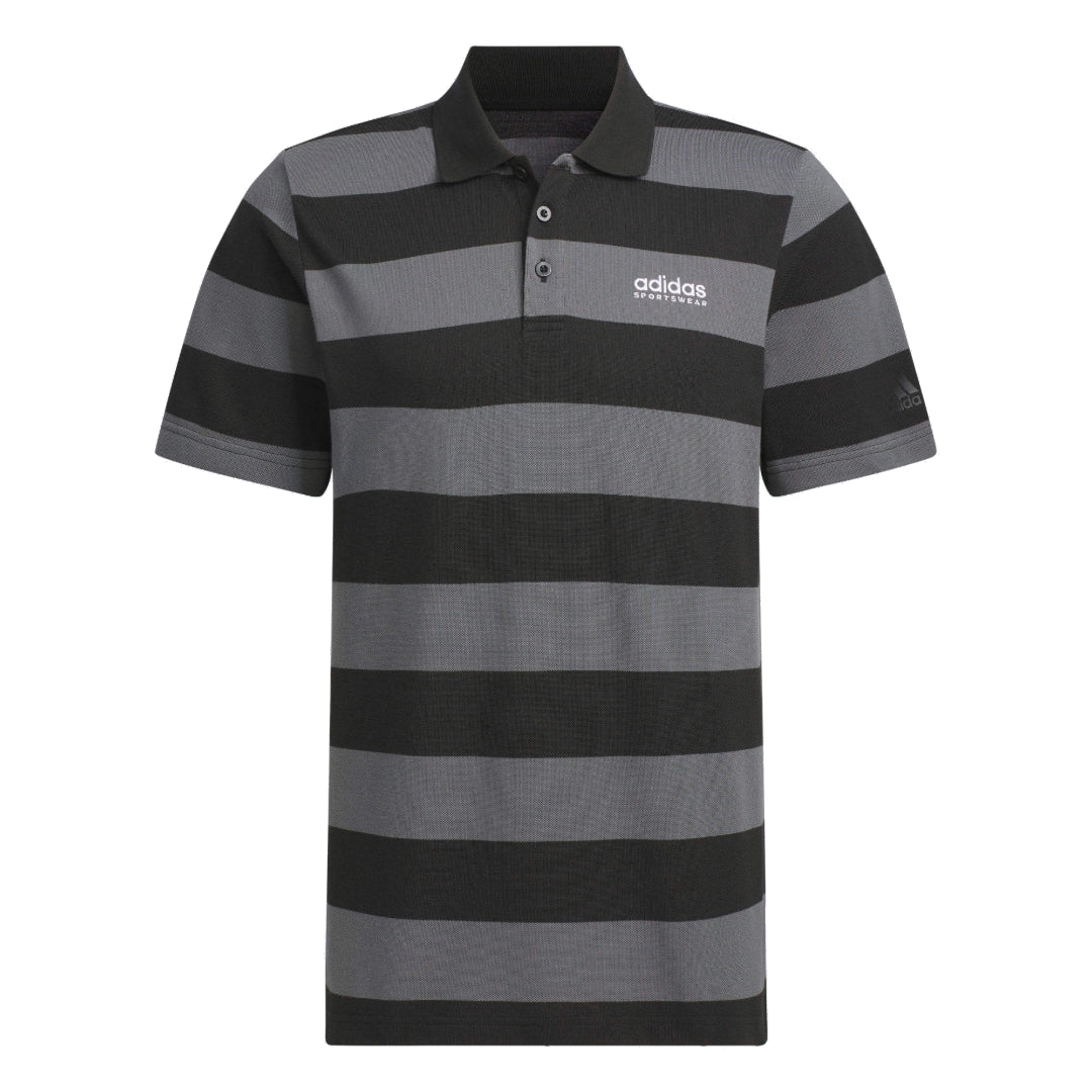 Поло тениска adidas Originals Stripe Polo Shirt Черно | JI9057, 0