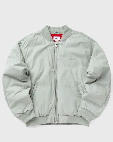 Яке бомбър OBEY Flight Bomber Jacket Сиво | 121800582-LLP, 0
