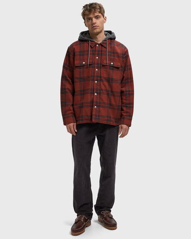 Яке Levi's Sherpa Lined Hooded Flannel Shirt Jacket Червено | 003AZ-0001, 2