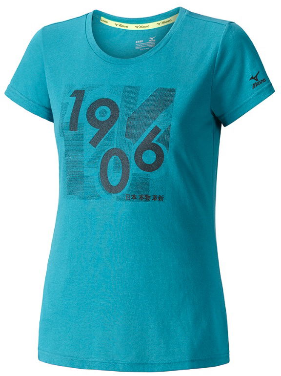 Тениска Mizuno 1906 Print T-shirt Синьо | k2ga7704-32, 0