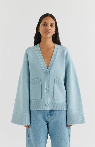 Пуловер AXEL ARIGATO Memory Relaxed Cardigan Синьо | A0443008, 2