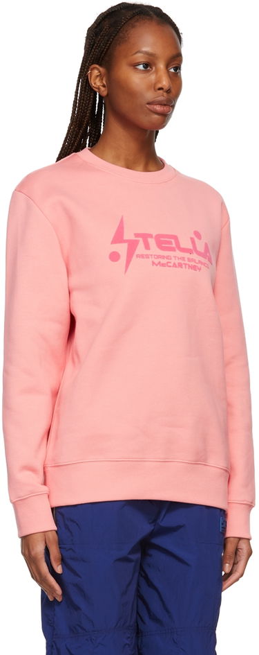 Суитчър Stella McCartney Logo Sweatshirt Розово | 601847SNP10, 1