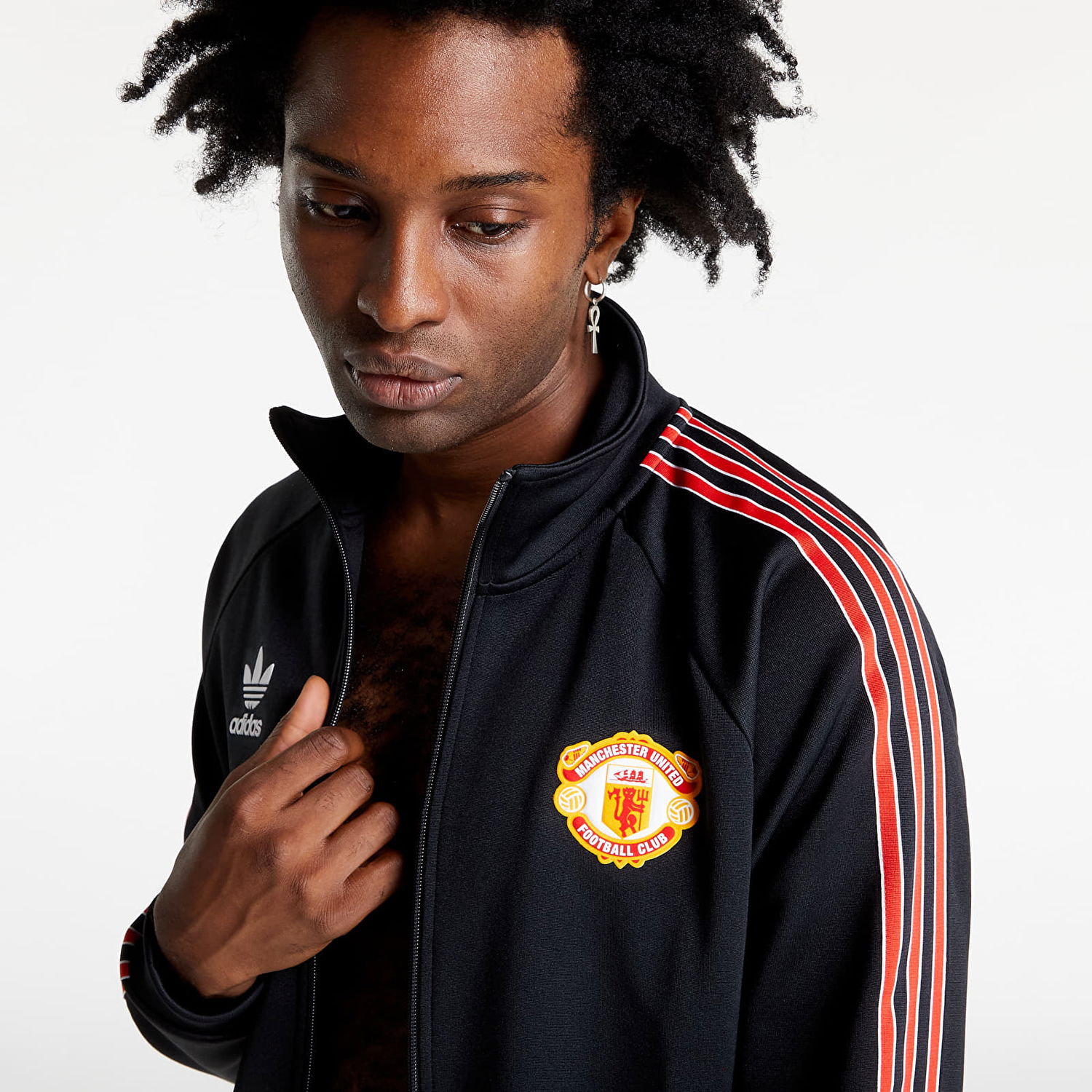 Суитчър adidas Originals Manchester United Track Top Черно | HP0454, 0