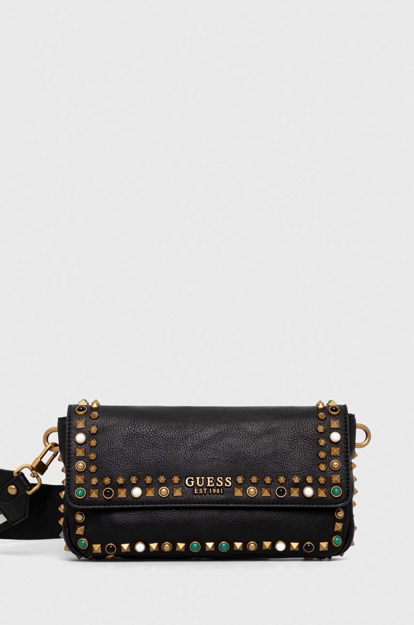 Чанта през рамо GUESS Crossbody Bag Черно | HWVB87.79200, 0