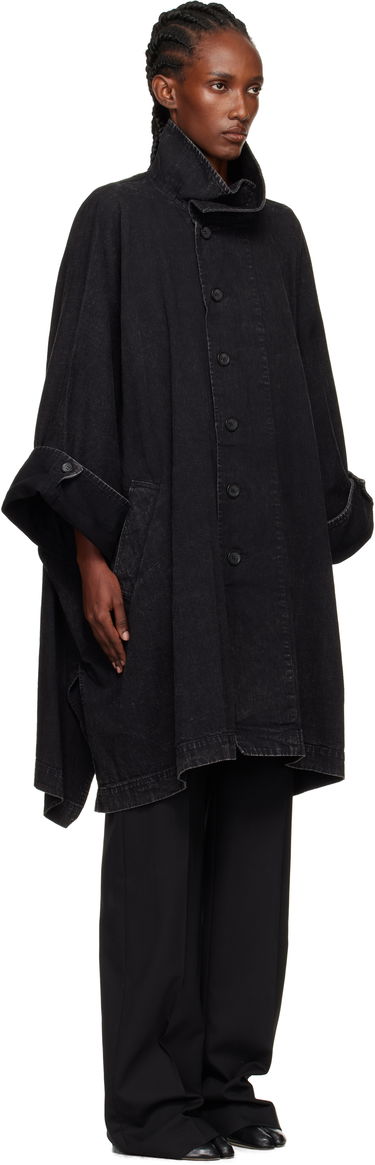 Палта Yohji Yamamoto YOHJI YAMAMOTO High Neck Denim Coat Черно | FM-C51-007, 1