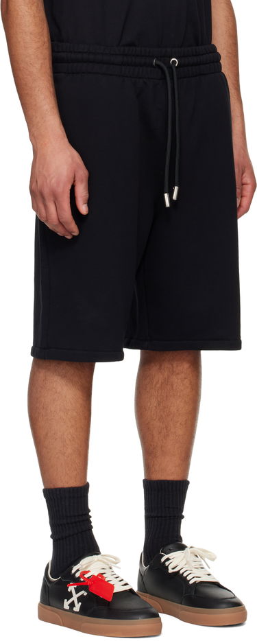 Къси панталони Off-White Off-White Spray Arrow Sweat Shorts Черно | OMCI013S25FLE0031001, 1