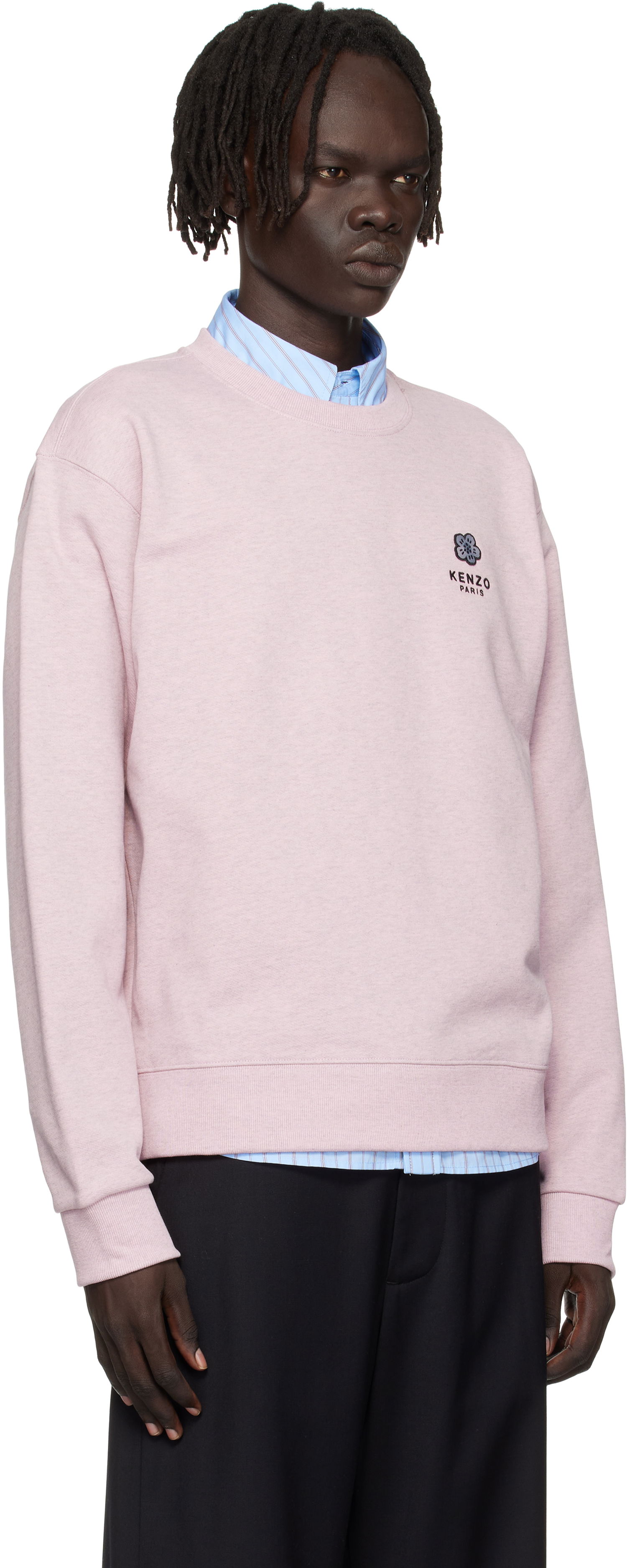 Суитчър KENZO Kenzo Paris 'Boke Flower' Embroidered Sweatshirt Розово | FF65SW2544MC, 1