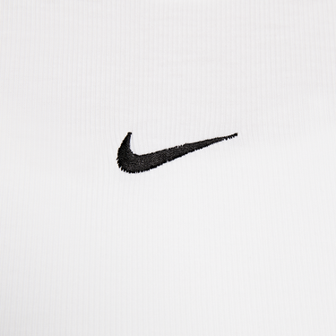 Потник Nike Sportswear Essentials Women's Ribbed Cropped Tank Top Бяло | FB8279-100, 4