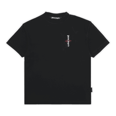 Тениска Palm Angels Statement Logo Tee Черно | PMAA001R21JER0051001, 0