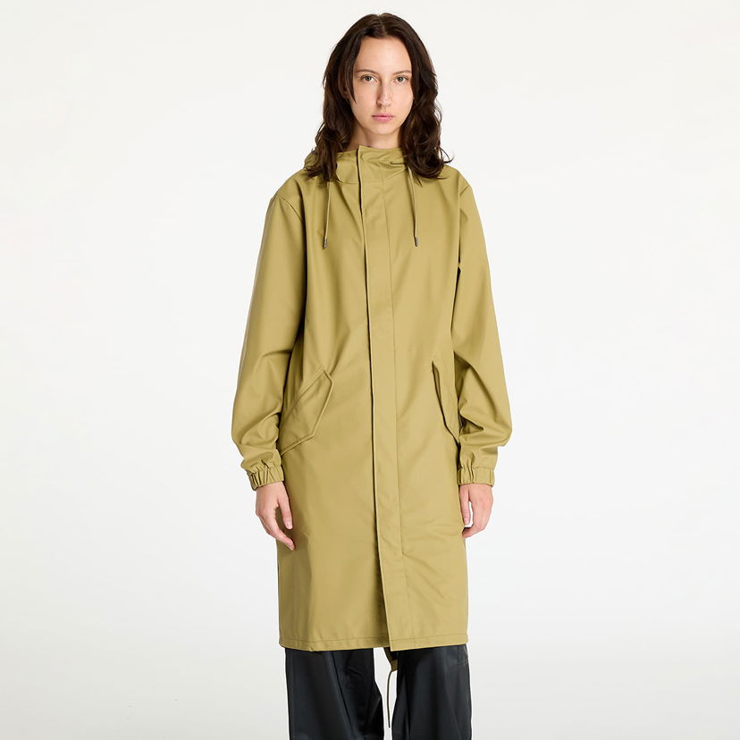 Парка Rains Jacket Fishtail Parka W3 UNISEX Khaki Зелено | 18140 44 Khaki