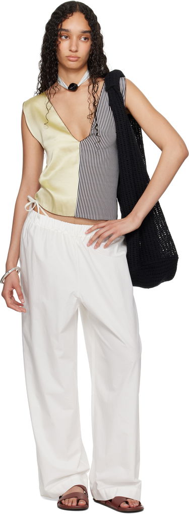 Потник Baserange Baserange Vesa Split Design Sleeveless Top Жълто | Vesa Top, 4