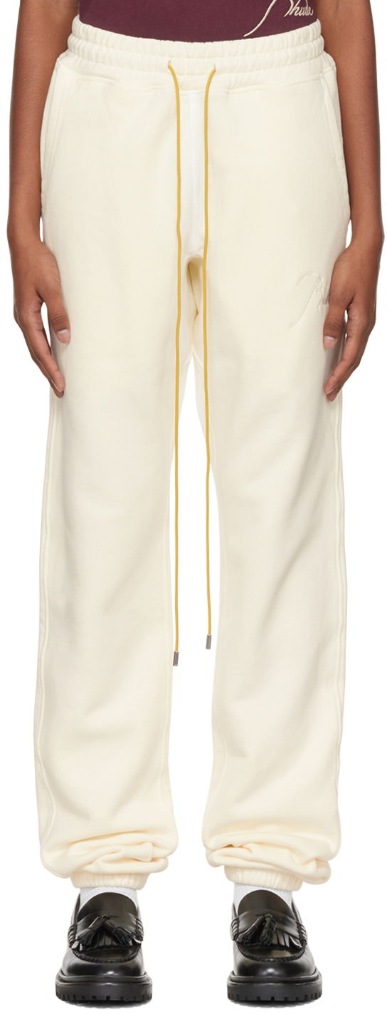 Спортни панталони Rhude Rhude Paneled Lounge Pants Бяло | RHFW22PA31012611, 0
