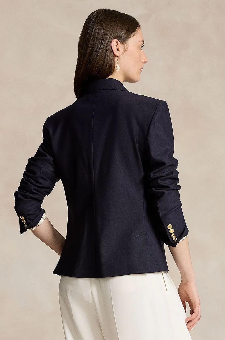 Яке Polo by Ralph Lauren Double-Breasted Embroidered Wool Blazer Синьо | 211910403, 1