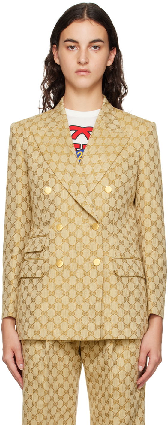 Палта Gucci GG Blazer Бежово | 756559 ZAMC5, 0