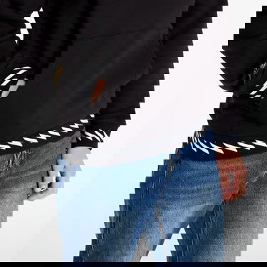 Суитчър Mitchell & Ness Mitchell & Ness NHL Playmaker Fleece Hoodie Vintage Logo Bruins Черно | TH11148-BBNBLCK, 2