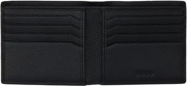 Портфейл BOSS Bifold Leather Wallet Черно | 50548314, 2