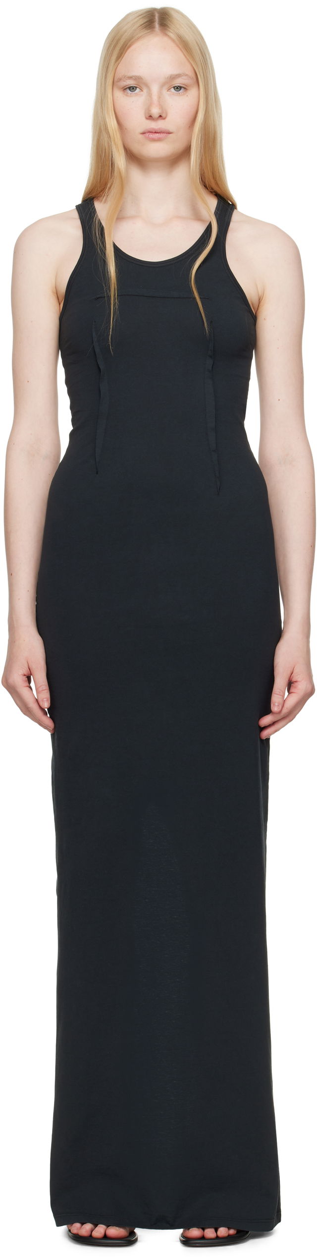 MM6 Maison Margiela Heavy Cotton Jersey Maxi Dress