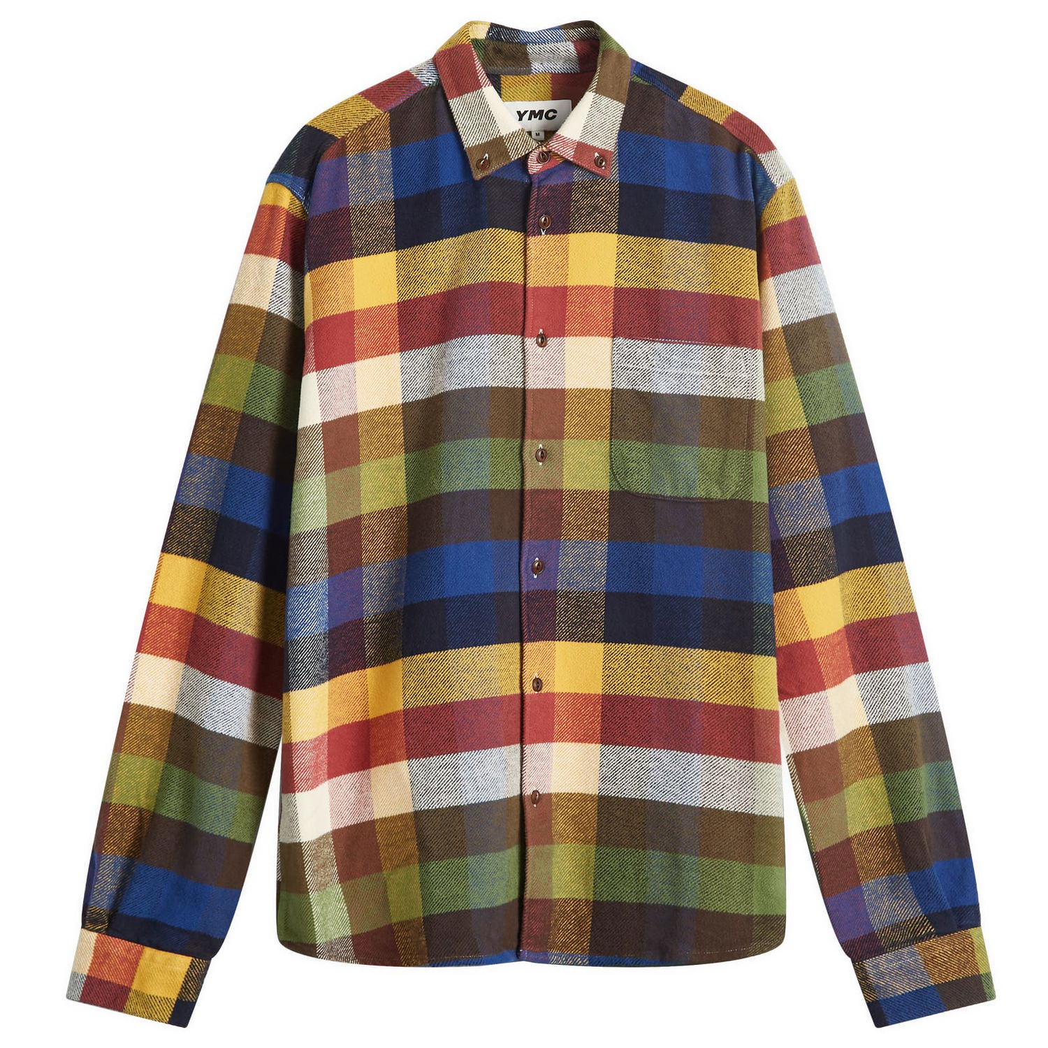 Риза YMC Dean Checkered Shirt Многоцветен | P2XAB-90, 1