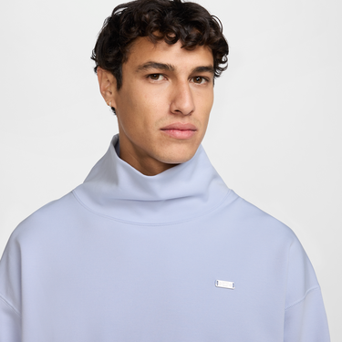 Суитчър Nike Tech Fleece Mock Neck Sweatshirt Синьо | FQ7786-024, 2