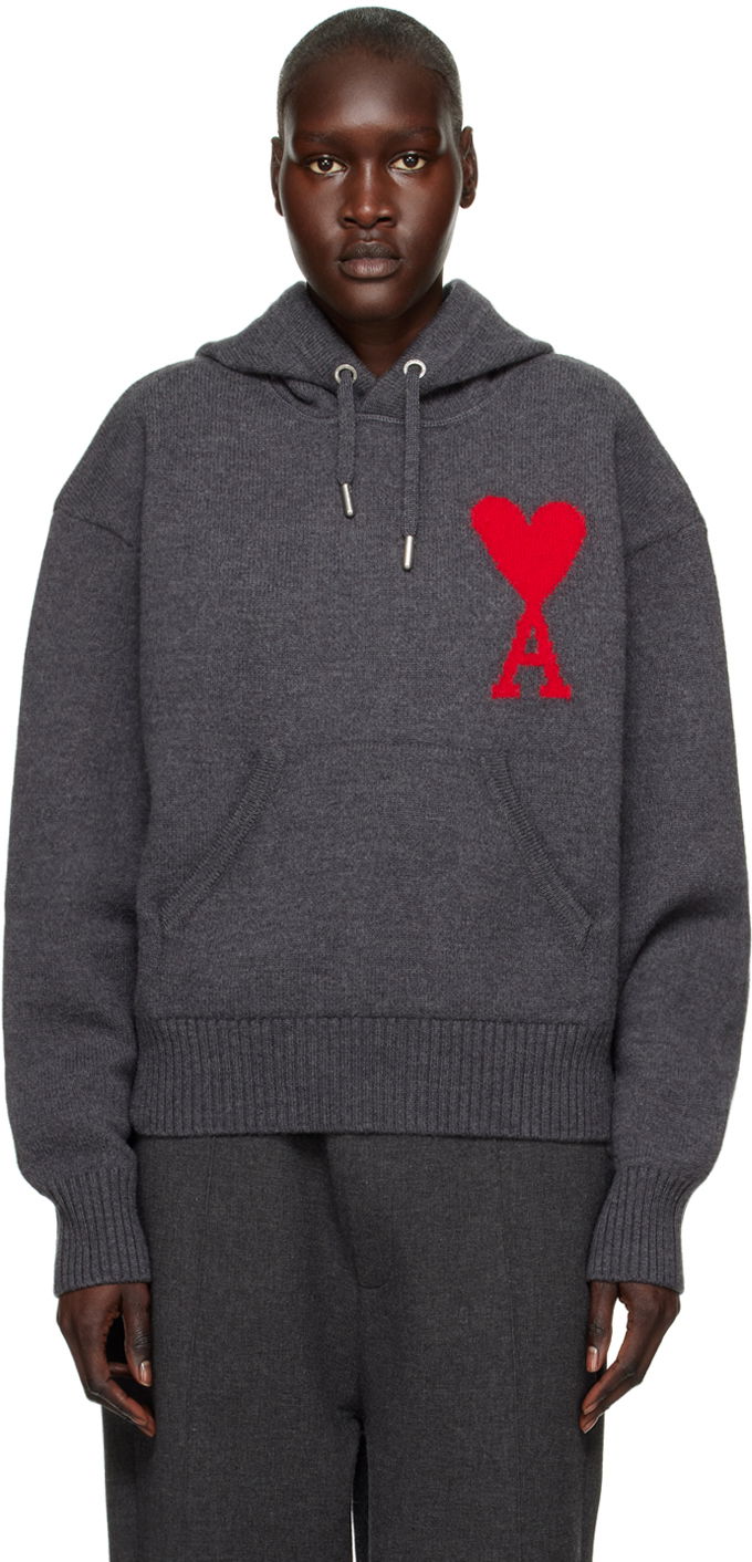 Суитчър AMI Hoodie Сиво | UKS802.018, 0