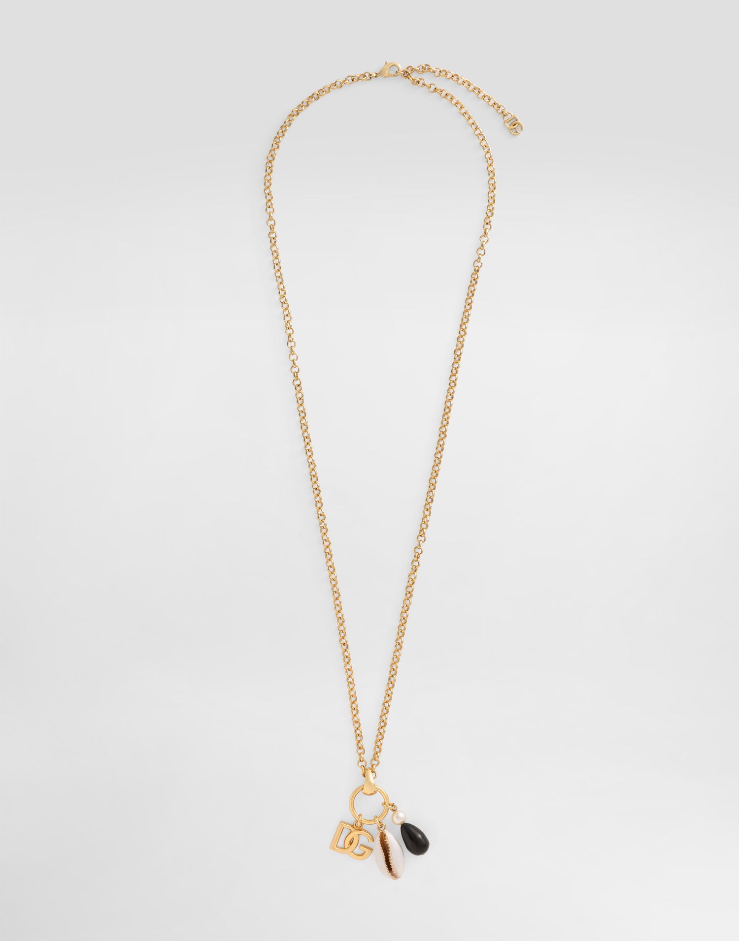 Колие Dolce & Gabbana Dolce & Gabbana DG Logo Charm Necklace Металик | WNR5C1W1111ZOO00, 0