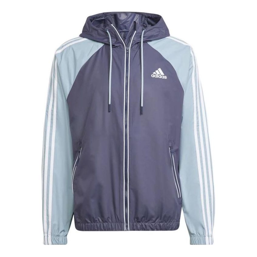 Ветровка adidas Originals Classic Splicing Design Hooded Jacket Синьо | H65777, 0