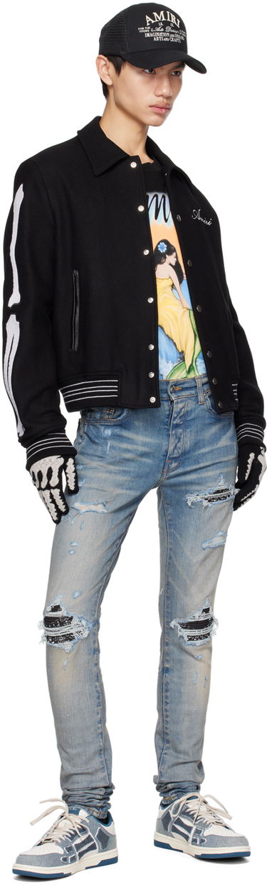 Тениска AMIRI AMIRI Mermaid Graphic T-Shirt Черно | PF23MJG002-001, 3