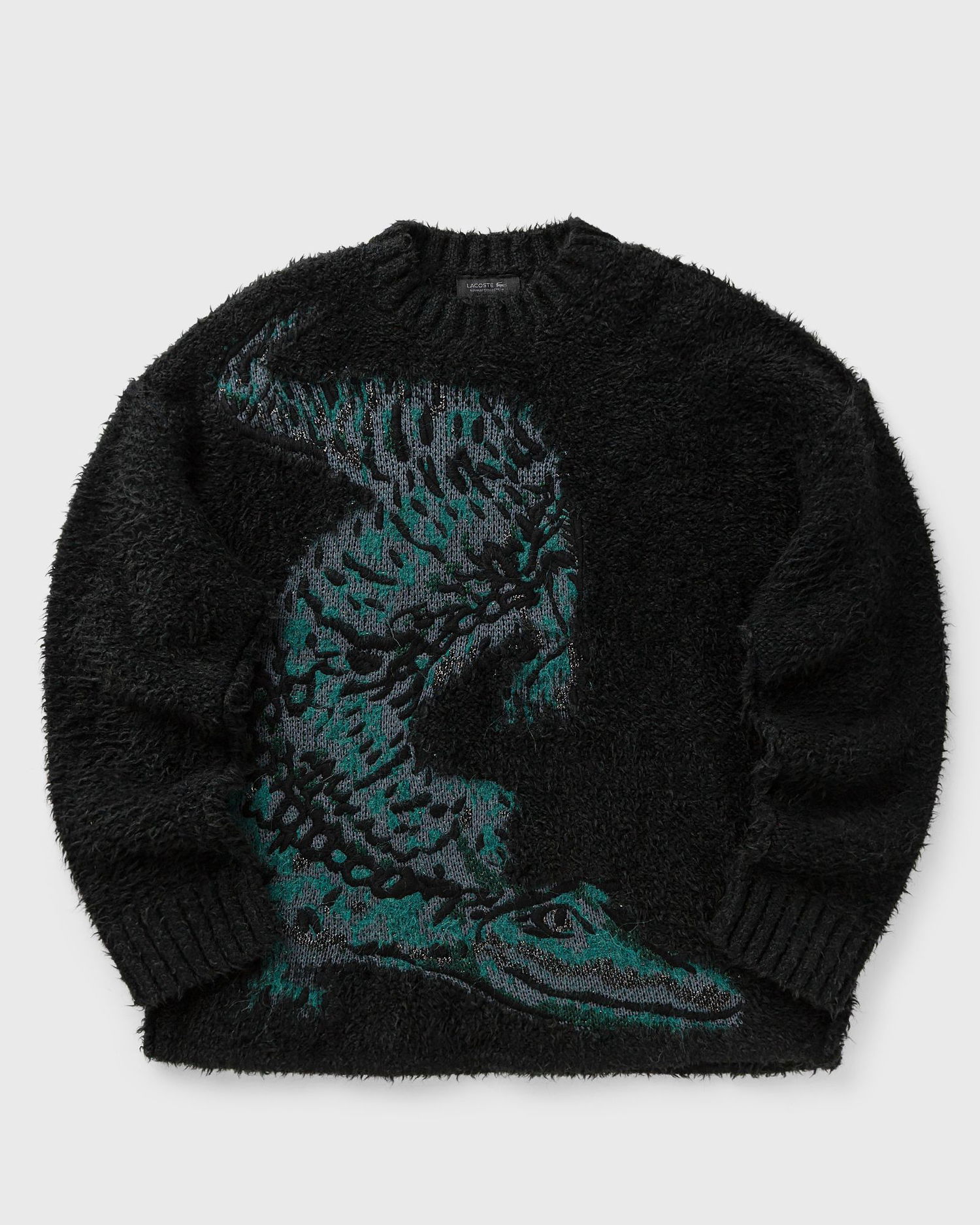 Пуловер Lacoste Crocodile Intarsia Knit Sweater Черно | AH3746-1LI, 0