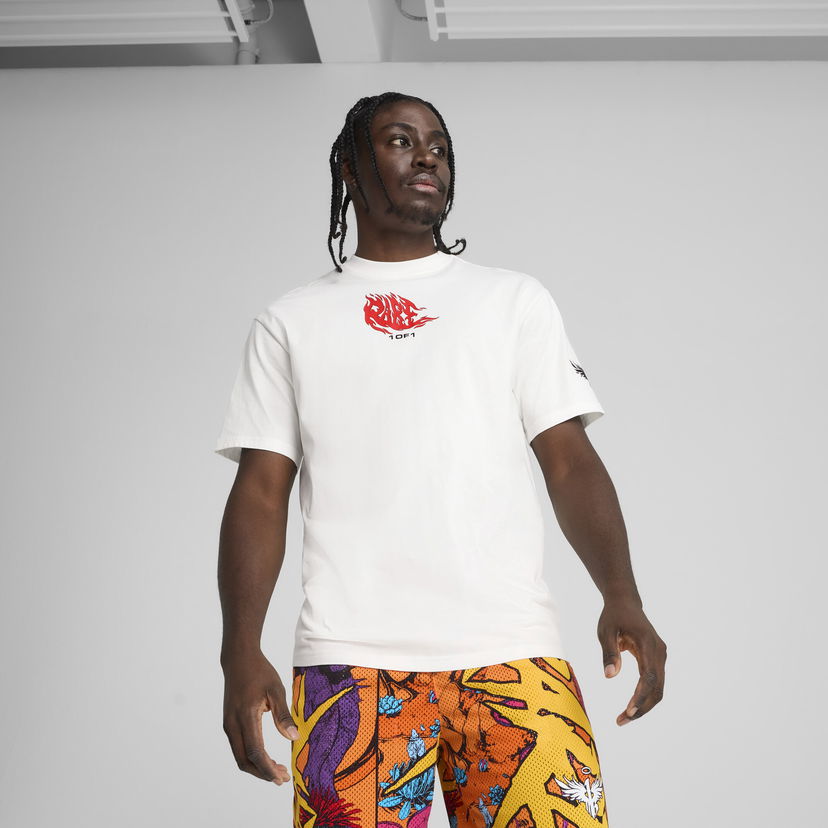 Тениска Puma Melo Phoenix Basketball T-Shirt Бяло | 630688_01
