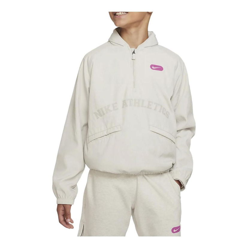 Ветровка Nike Athletics Repel 1/2-Zip Training Hoodie Бежово | DX5365-072