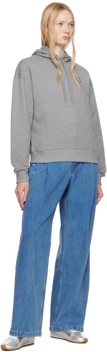 Суитчър MAISON KITSUNÉ Maison Kitsuné Fox Head Patch Comfort Hoodie Сиво | MW00704KM0321, 3